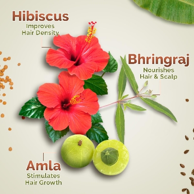 Picture of Mamaearth Kerala Thaali Hair Oil with Hibiscus, Bhringraj, Methi Dana & Amla for Thick & Long Hair - 150 ml