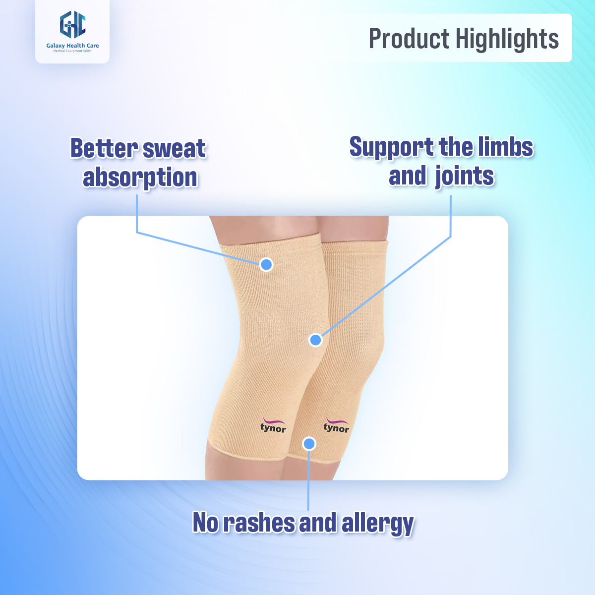 Picture of Tynor Knee Cap Pair(Relieves Pain, Support, Uniform Compression) Picture of Tynor Knee Cap Pair(Relieves Pain, Support, Uniform Compression)