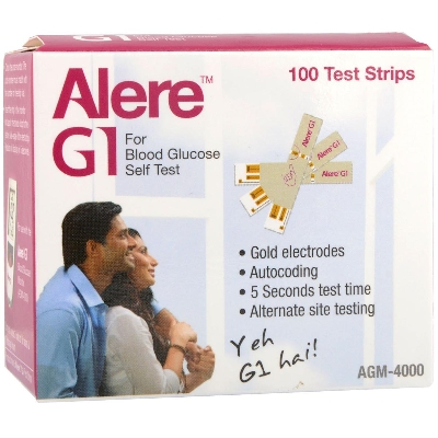 Picture of Alere G1 Test Strips, 100 Strips
