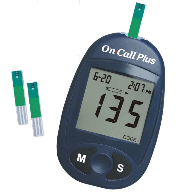 Picture of On Call Plus Glucometer with 10 FREE strips from ACON USA