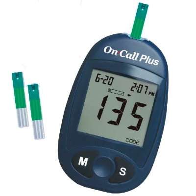 Picture of On Call Plus Glucometer with 10 FREE strips from ACON USA