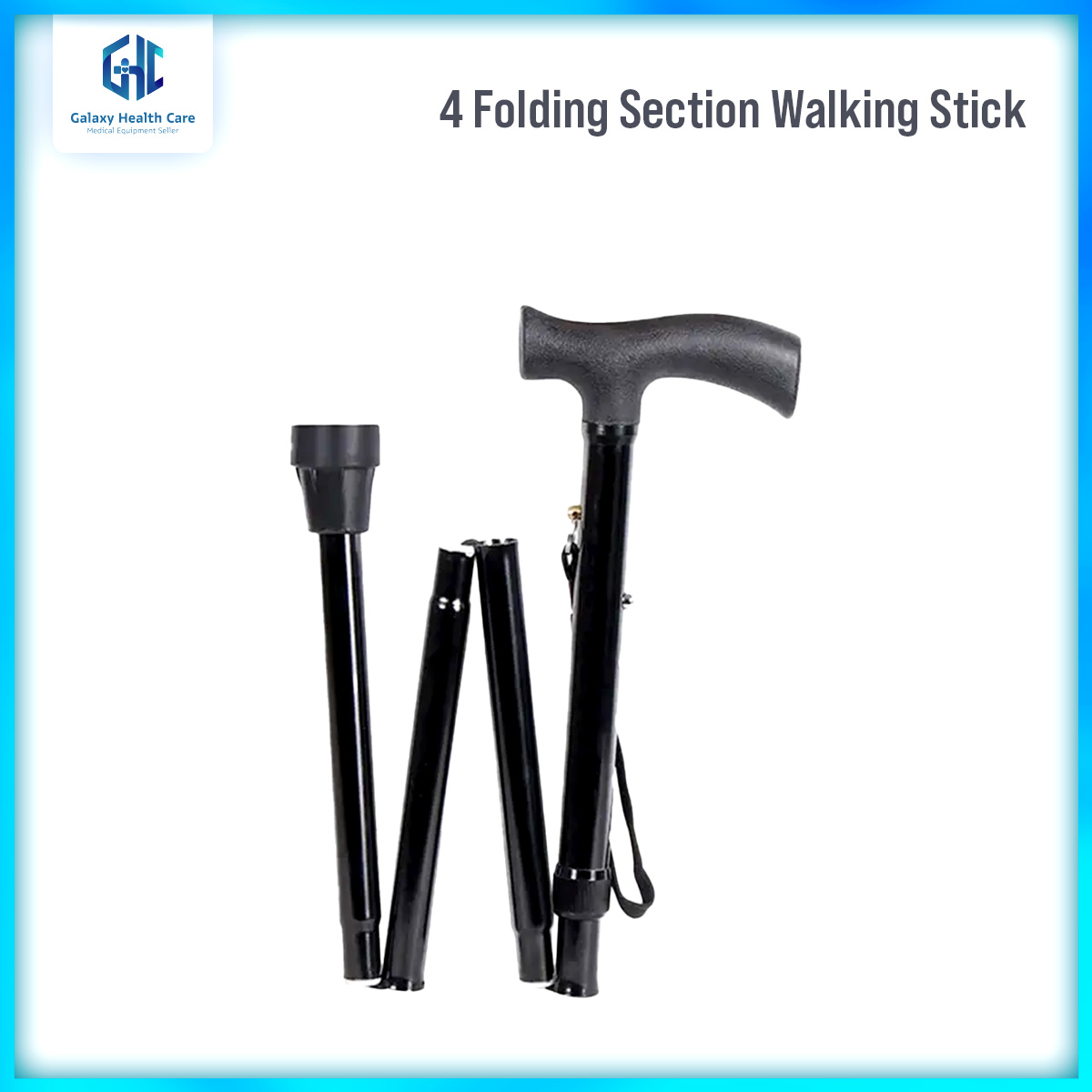 Picture of 4 ফোল্ডিং সেকশন ফোল্ডিং হাঁটার স্টিক - stick