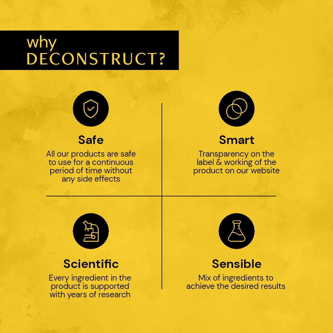 Picture of Deconstruct Niacinamide Brightening Facewash | 2% Niacinamide + 2% Liquorice Root Extract | Cleanses, Brightens | Face Wash for Tan Removal, Clear and Bright Skin & Glowing Skin | 100 ml