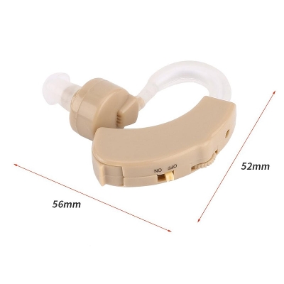 Picture of Portable Hearing Aid Mini Ear Sound Amplifier Adjustable Ear Hearing Amplifier Aid Kit Tone Hearing Aids for the Deaf/Elderly