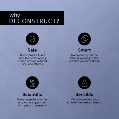 Picture of Deconstruct Oil-Free Moisturizer For Oily Skin | 3% NMF Complex + 0.2% Panthenol | Lightweight Gel Moisturizer | For Oily to Combination Skin | 50gm