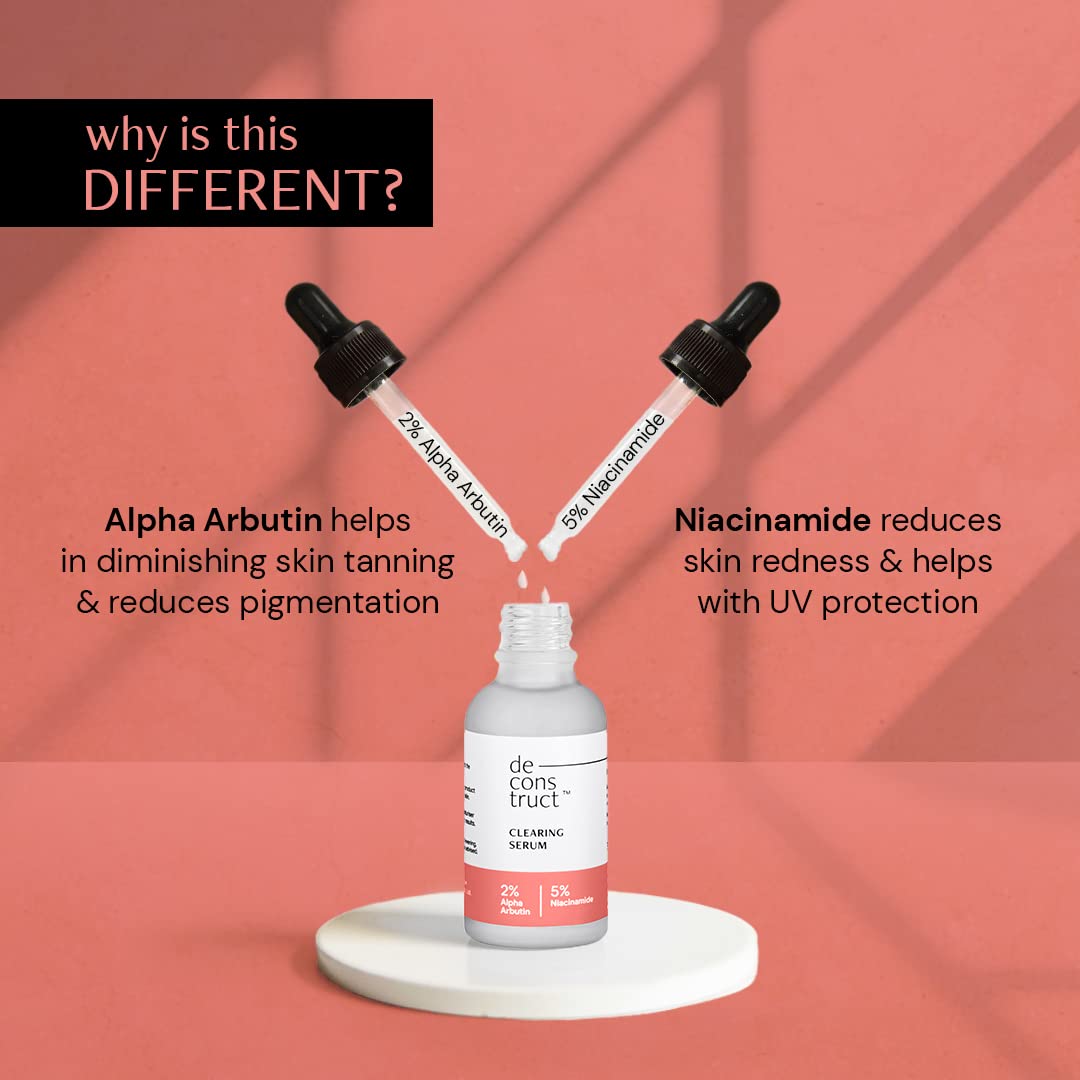 Picture of Deconstruct Clearing Serum: 5% Niacinamide Face Serum For Acne&Dark Spots -30 ml( seal open box)
