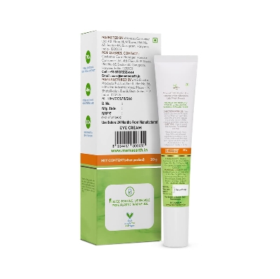 Picture of Mamaearth Vitamin C Daily Glow Under Eye Cream with Vitamin C & Turmeric for Dark Circle Reduction | Ophthalmologically Tested & Made Safe Certified - 20 g