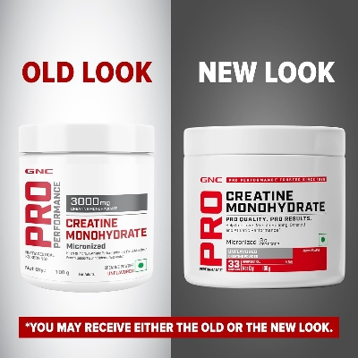 Picture of GNC Pro Performance Pure Micronized Creatine Monohydrate | 100 gm | 33 Serving | Instantized | Fuels Muscles | Increase Muscle Mass | Rapid Absorption | Lab Tested | Unflavoured | Boosts Athletic Performance | Imported
