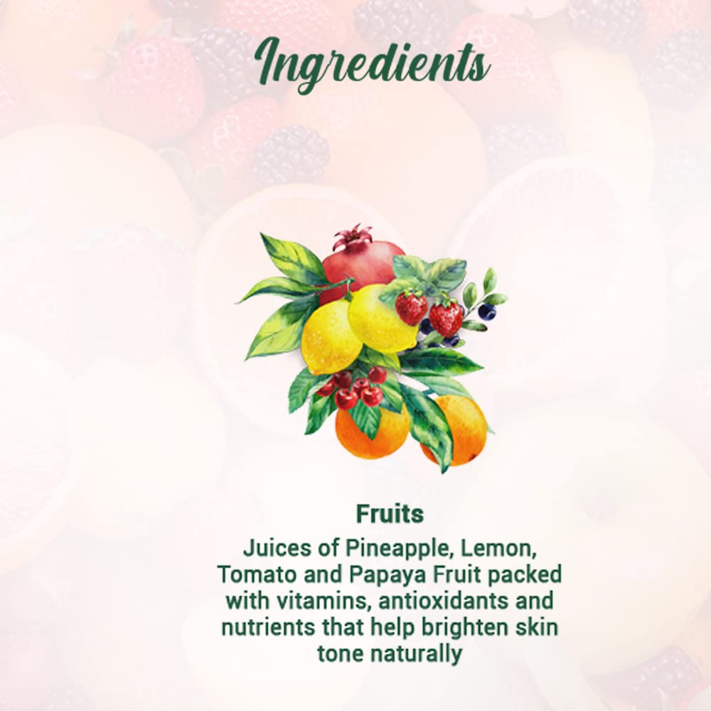 Picture of Biotique Fruit Brightening Depigmentation and Tan Removal Face Pack| Ayurvedic and Organically Pure| Tan Removal Face Pack for All Skin Types|100% Botanical Extracts| 75gm