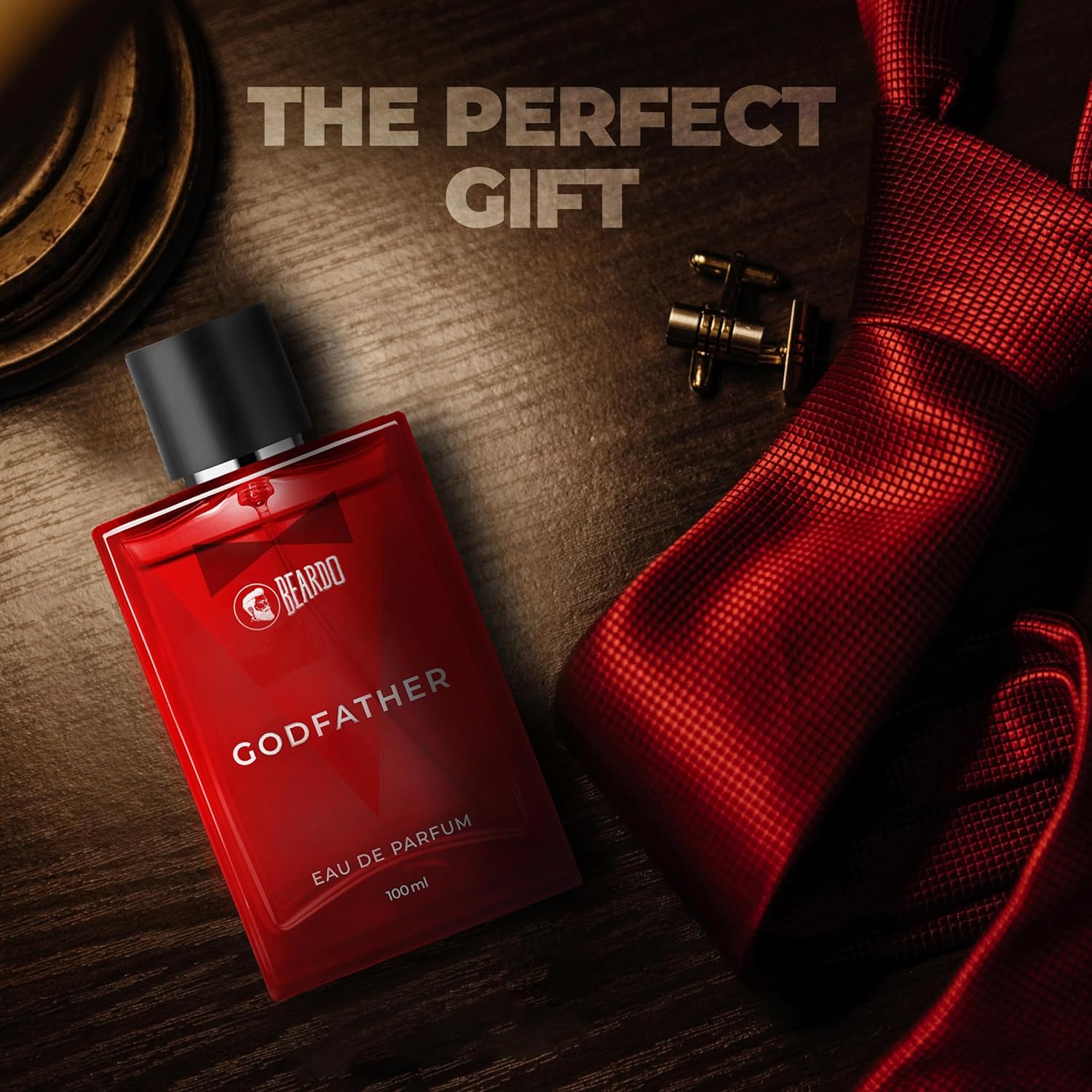 Picture of Beardo Godfather Perfume for Men, 100ml | Aromatic, Spicy Perfume for Men Long Lasting Perfume for Date night fragrance | Body Spray for Men | Gift For Brother | Gift For Friends