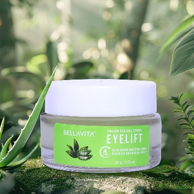 Picture of Bella Vita Organic EyeLift Hydrating Natural Under Eye Cream Gel for Dark Circles, Puffy Eyes, Wrinkles & Removal of Fine Lines for Women & Men, 20 gm