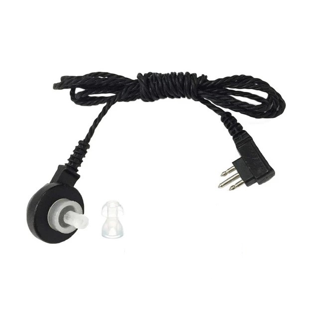 Picture of Pocket Hearing Aid 3 PIN Receiver Cable Earplugs Hearing Aids