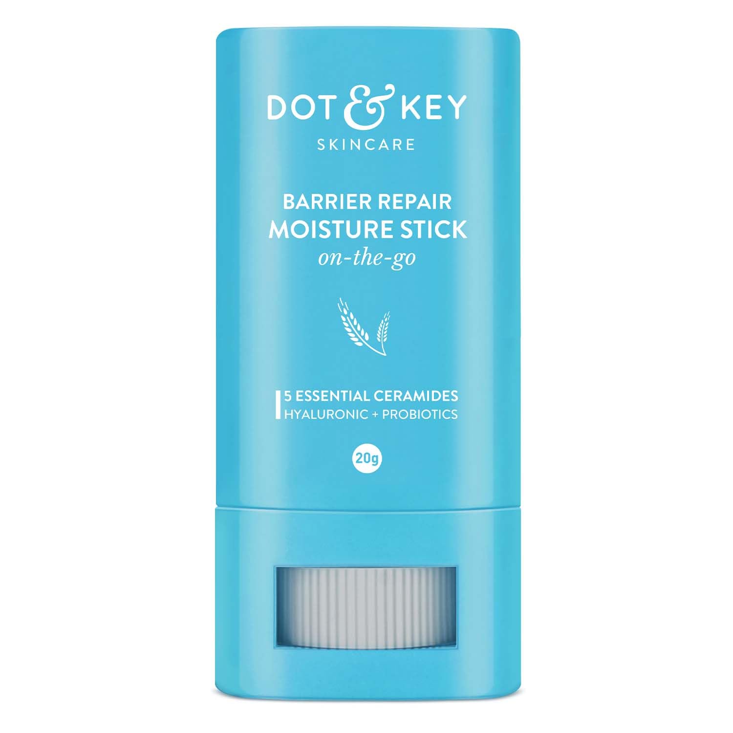 Picture of DOT & KEY Barrier Repair Moisture Stick On-The-Go Non Sticky Ceramides Moisturizer With Hyaluronic + Probiotic For Intense Moisturization&Skin Strengthening|For Dry Skin, Normal & Sensitive Skin|20G