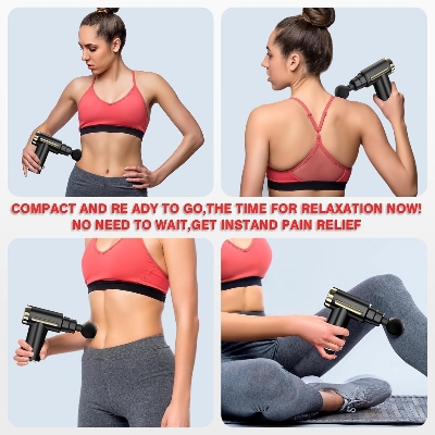 Picture of Portable mini massager deep tissue Therapy to relieve muscle soreness, used for athletes, percussion muscle massager and back massager