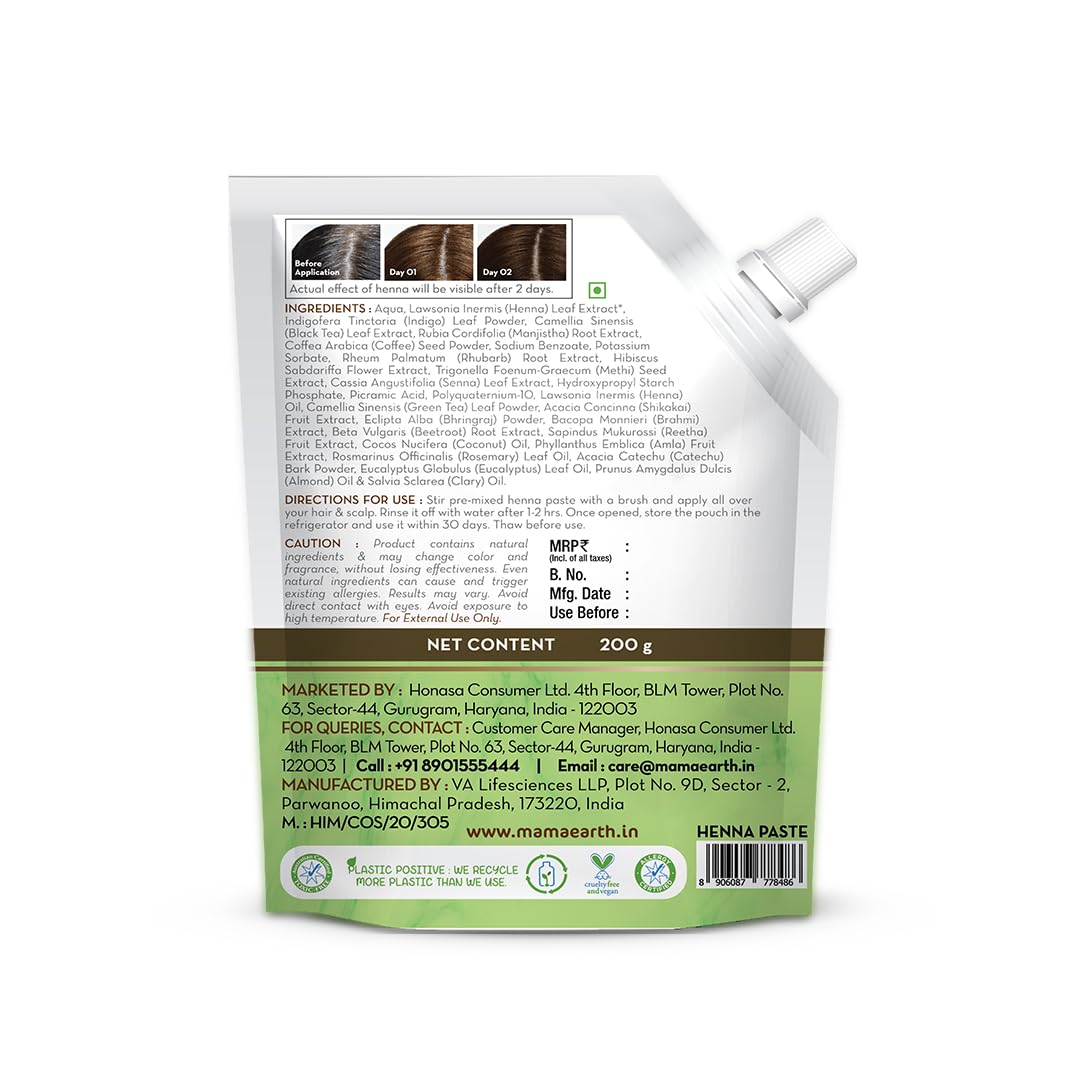 Picture of Mamaearth Natural  Heena Paste -200 gram