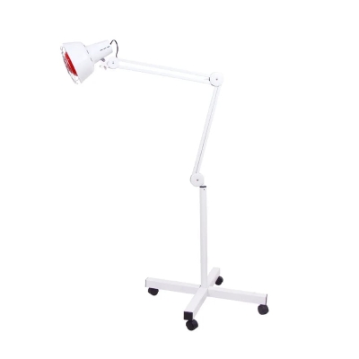 Picture of Red Near Infrared Heat Lamp with Wheels, Floor Heating Lamp, Relieve Joint and Muscle Pain, Height and Angle Adjustable, 150W