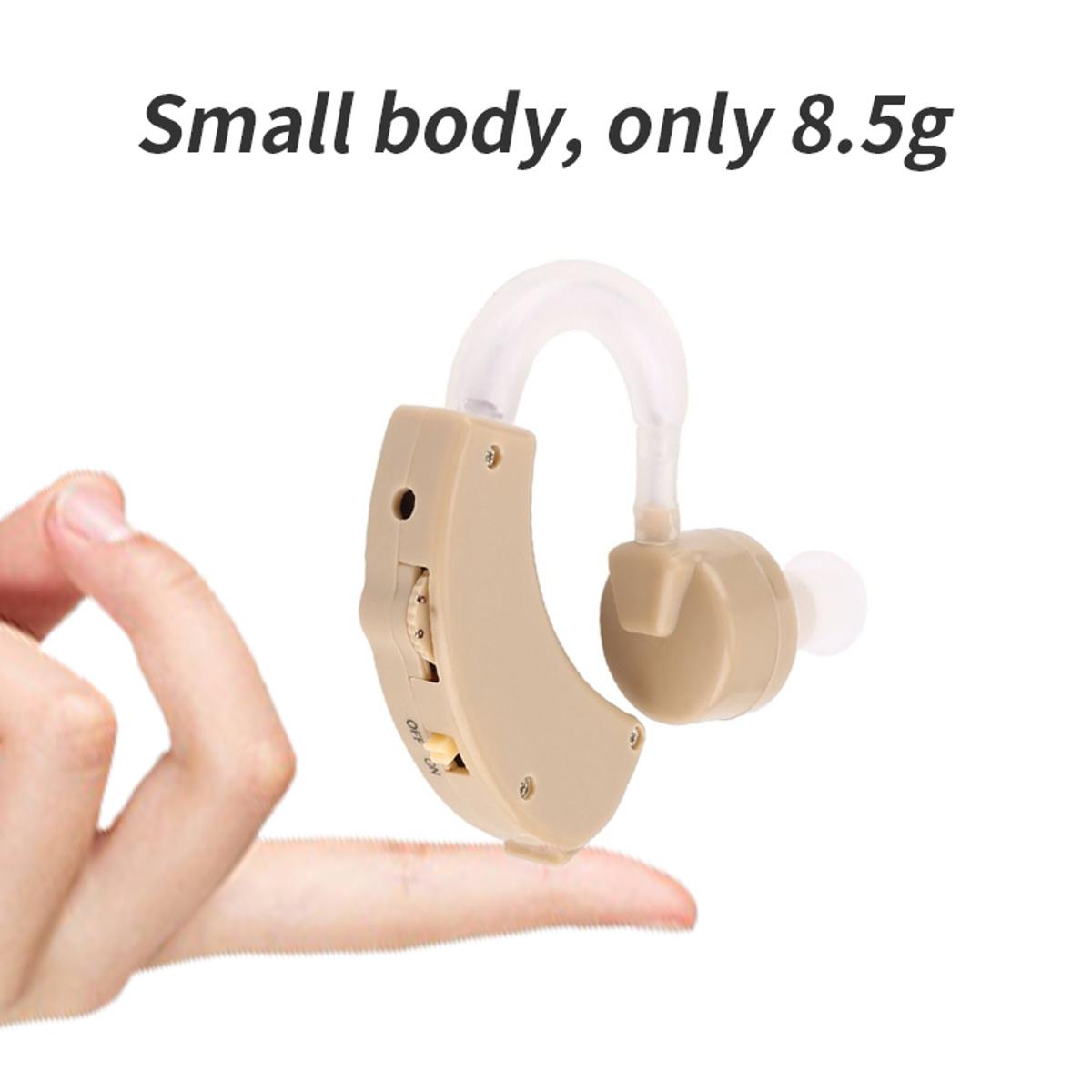 Picture of Mini Hearing Aid Portable Ear Sound Amplifier Adjustable Ear Hearing Amplifier Aid Kit Tone Hearing Aids for the Deaf Elderly