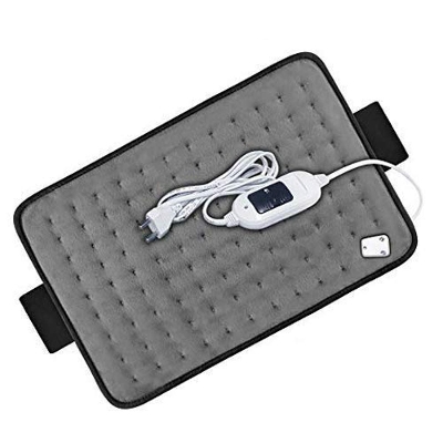 Picture of UM Orthopaedic Electric Heating Belt - Lower Back Heat Therapy Waist Wrap with 3 Temperature Settings for Pain Relief of Abdominal Stomach Lumbar Muscle Strain etc (Green)