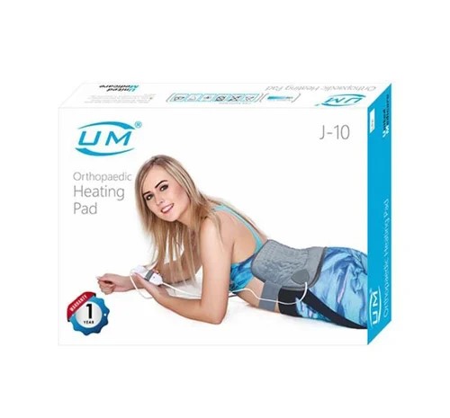 Picture of UM Orthopaedic Electric Heating Belt - Lower Back Heat Therapy Waist Wrap with 3 Temperature Settings for Pain Relief of Abdominal Stomach Lumbar Muscle Strain etc (Green)
