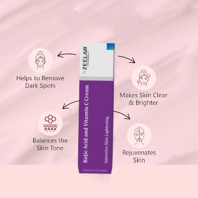 Picture of Zeelab Kojic Acid 2% and Vitamin C Cream (20g Tube Each)