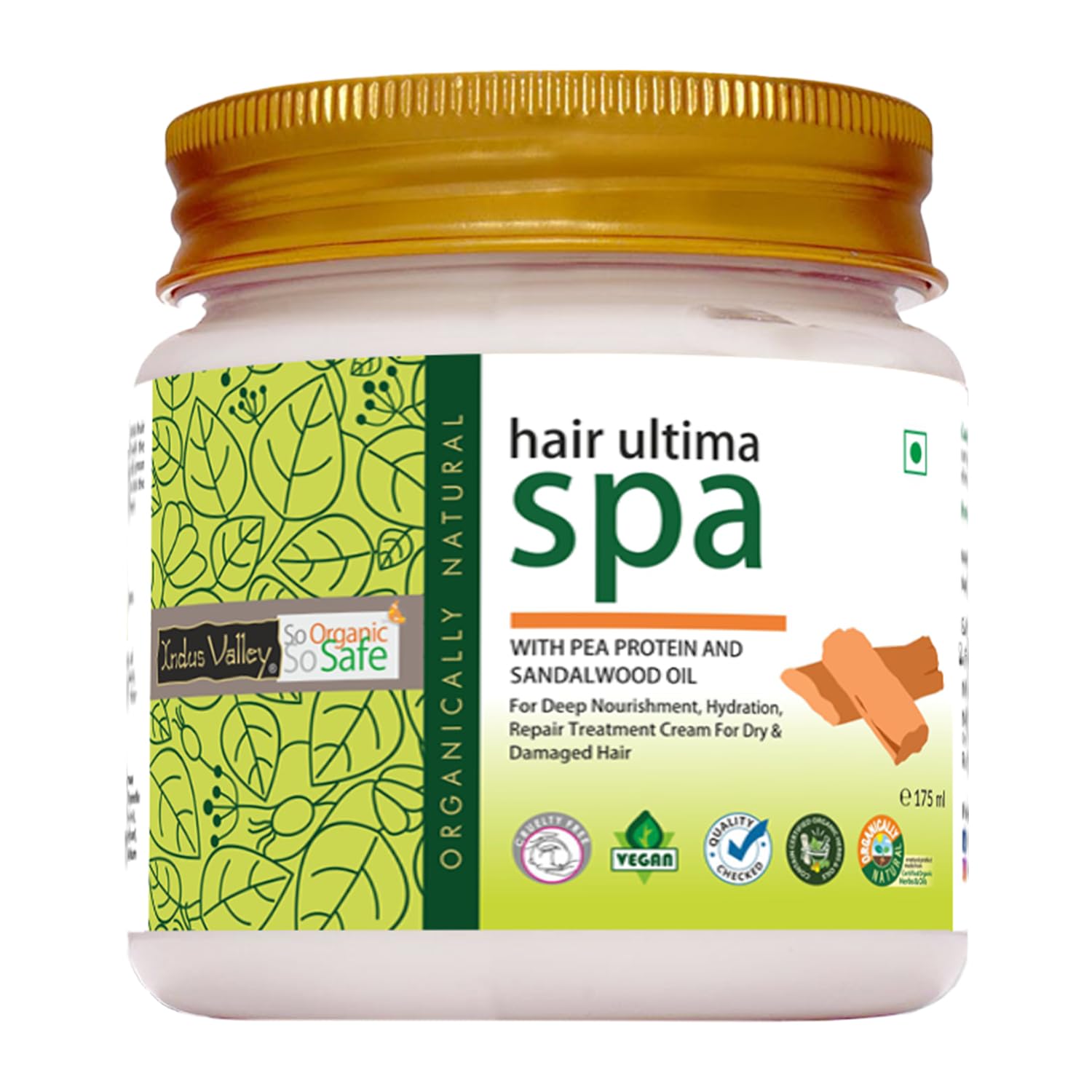 Picture of INDUS VALLEY 100% Organic Deep Nourishing Hair Ultima Spa For Dull and Damage Hair Treatment -175ml