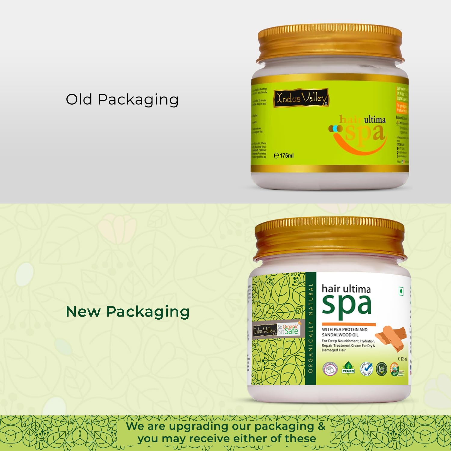 Picture of INDUS VALLEY 100% Organic Deep Nourishing Hair Ultima Spa For Dull and Damage Hair Treatment -175ml