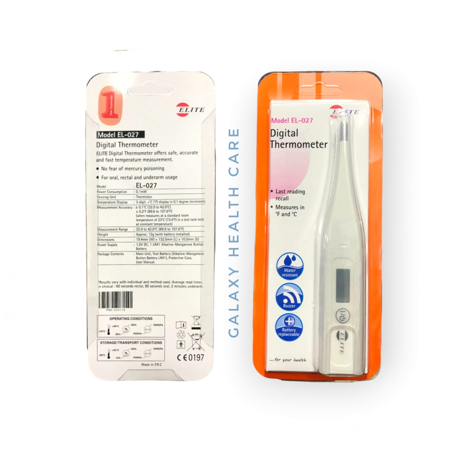 Picture of Elite Digital Thermometer - EL – 027 Pack