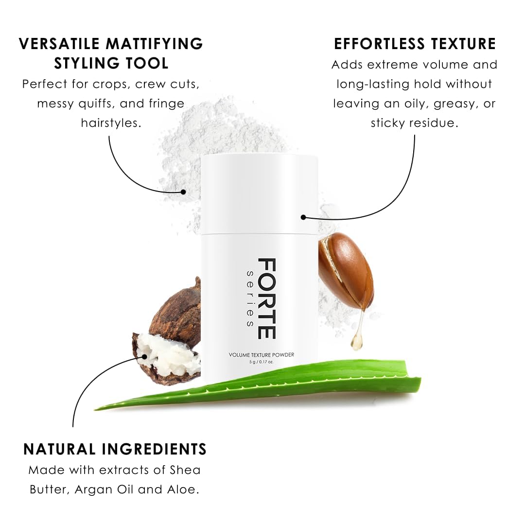 Picture of Hair Texture Powder by Forte Series Hair Styling, Volumizer for Fine Hair Volumizing Hair Products for Men, (0.17 oz)
