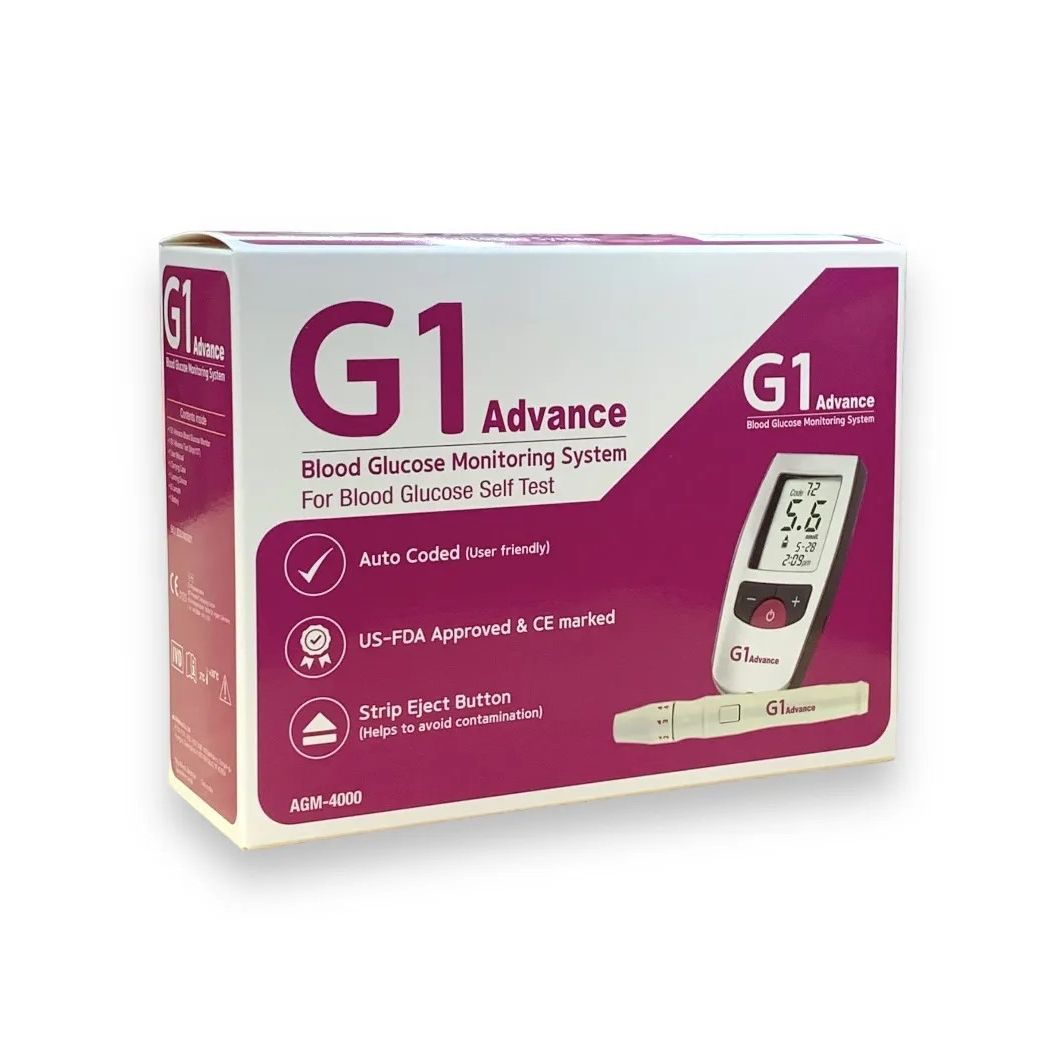 Picture of Alere G1 Medical Blood Sugar Tester Diabetes Glucose Meter Glucose Sugar Testing Machine 10 Test Strips Diabetes Lancets Blood Test Finger