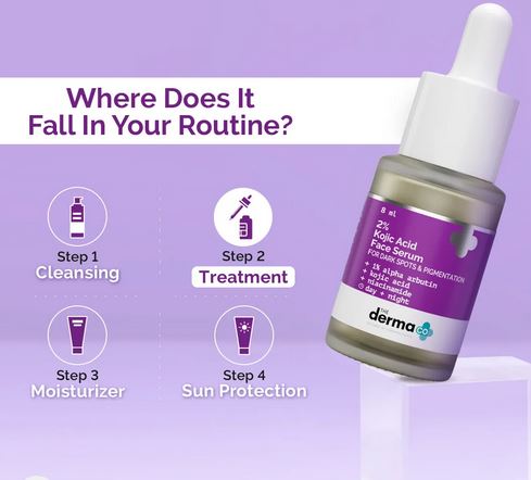 Picture of The Derma Co 2% kojic Acid Face Serum - 8ML