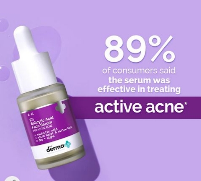 Picture of The Derma Co 2% Salicylic Acid Face Serum - 8ML