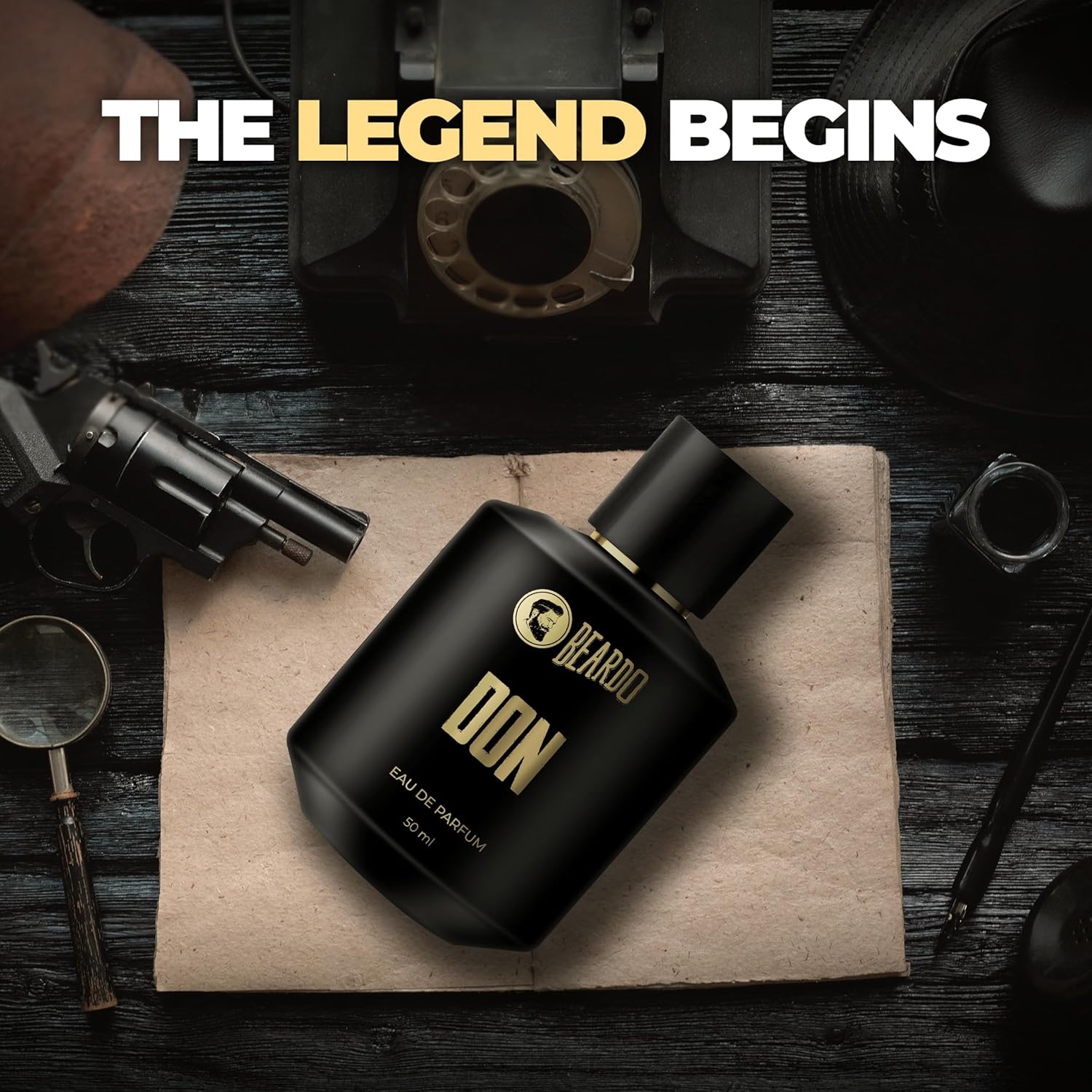 Picture of Beardo Perfume For Men - Don, 50ml | With Melon, Jasmin, Vannila Intense Fresh | Strong Long Lasting Mens Perfume | EAU DE PARFUM Men | Ideal Gift For Men | Christmas gift for men | Gift For Friends | Gift for Men