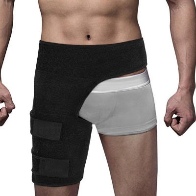 Picture of Galaxy Thigh Support Support Brace Compression Thigh Strap Wrap for Recovery Sports Pain Relief
