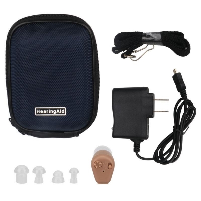 Picture of Axon K-88 Rechargeable Hearing Aids In-Ear Mini Invisible Sound Amplifier Aid Adjustable Tone Brand: AXON