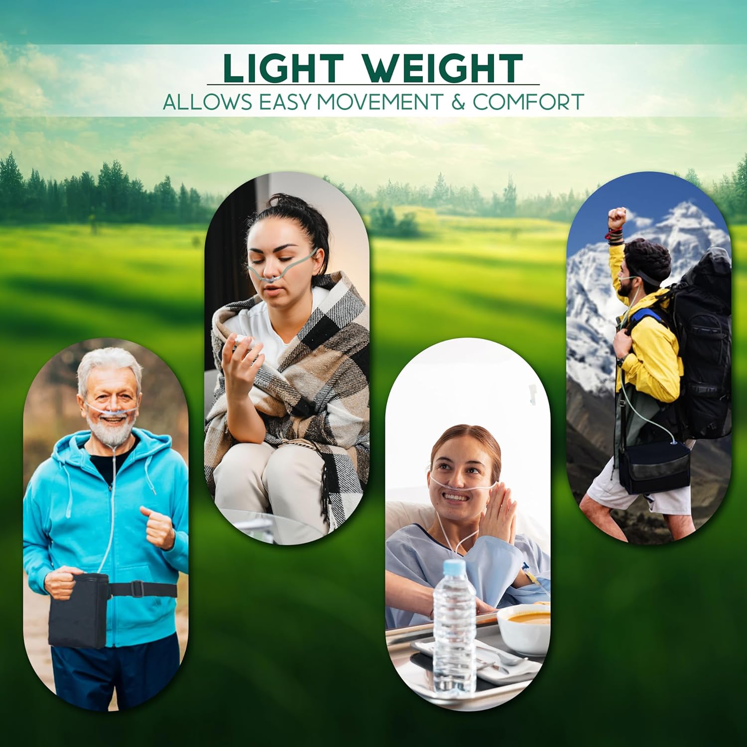 Picture of Nasal Cannula For Oxygen with Soft Touch, Universal Connector for Adults