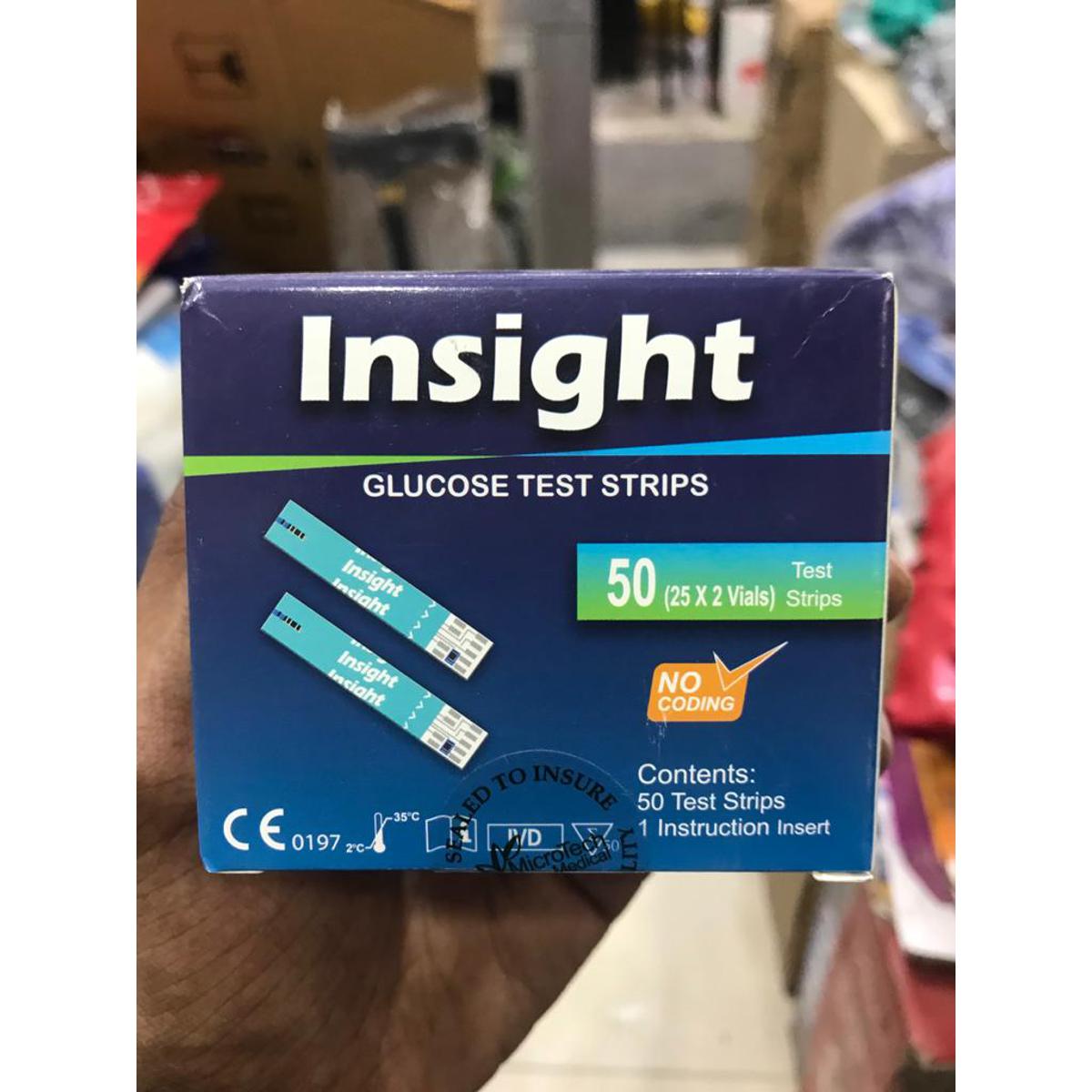 Picture of Insight Glucose test Strips 50 pcs