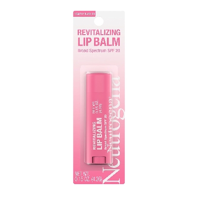 Picture of Neutrogena Revitalizing and Moisturizing Tinted Lip Balm with Sun Protective Broad Spectrum SPF 20 Sunscreen, Lip Soothing Balm with a Sheer Tint in Color Healthy Blush 20, .15 oz