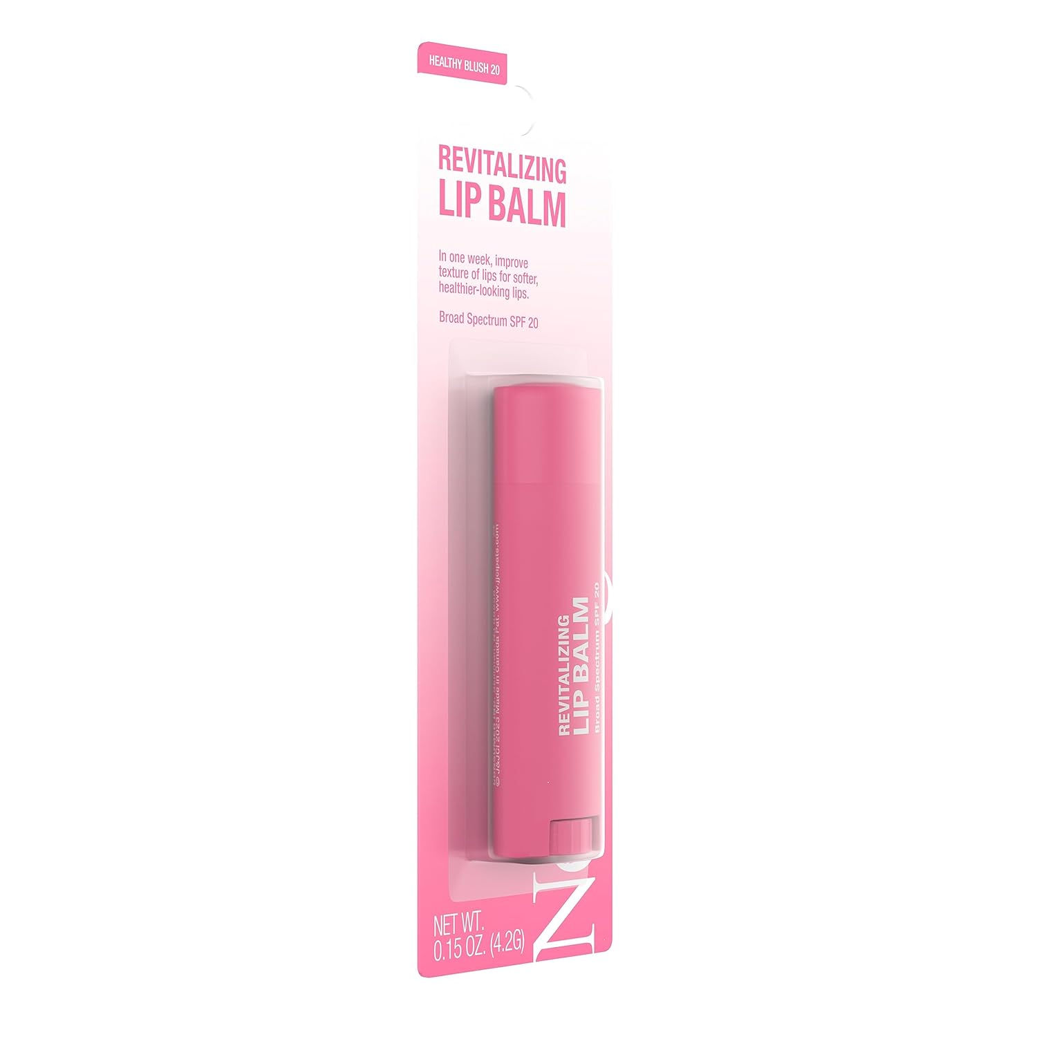 Picture of Neutrogena Revitalizing and Moisturizing Tinted Lip Balm with Sun Protective Broad Spectrum SPF 20 Sunscreen, Lip Soothing Balm with a Sheer Tint in Color Healthy Blush 20, .15 oz
