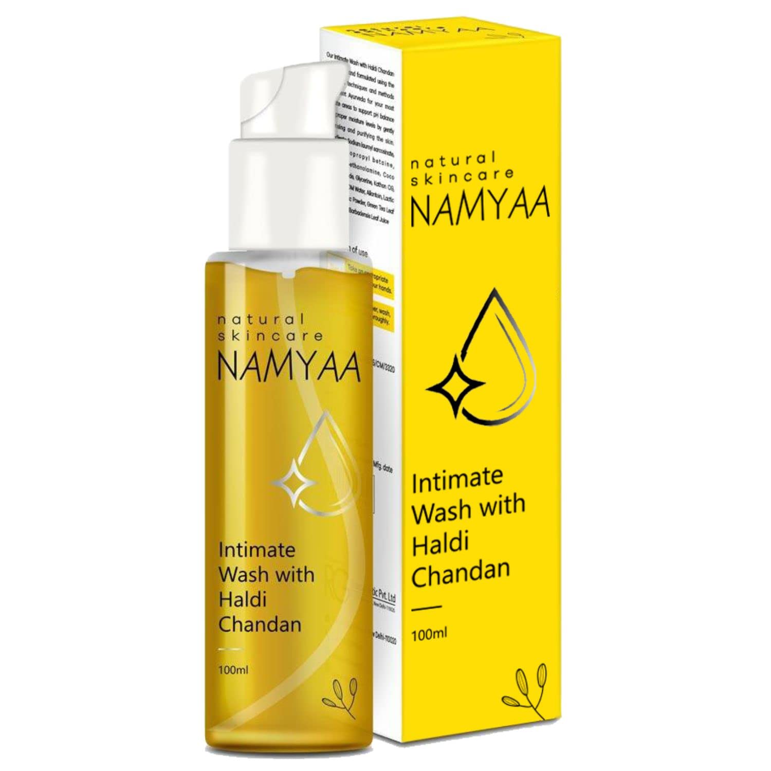 Picture of Namyaa Haldi Chandan Intimate Hygiene Wash | With Germ and Odour Protection | pH Balanced 100g