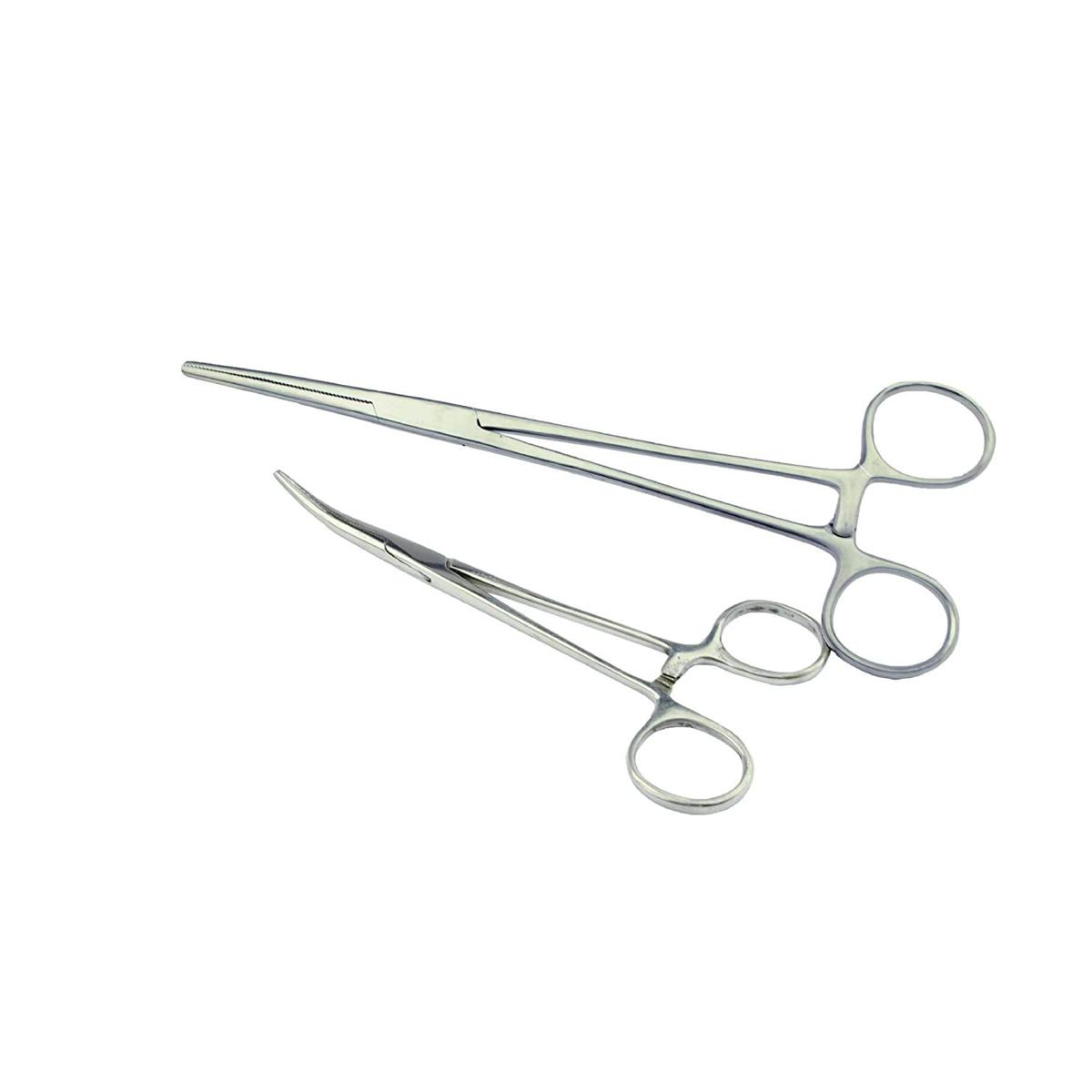 Picture of AIZ Set of Surgical Instruments Set of 2 artery forcep 6 Inch mosquito forcep curved 5.5 Inch Medical Grade 410 Stainless Steel Picture of AIZ Set of Surgical Instruments Set of 2 artery forcep 6 Inch mosquito forcep curved 5.5 Inch Medical Grade 410 Stainless Steel