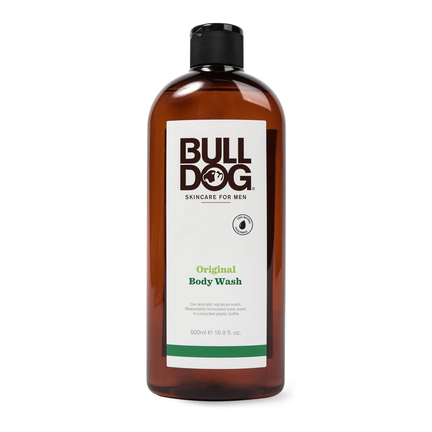 Picture of BULLDOG Mens Skincare and Grooming Body Wash, Original, 16.9 Fluid Ounce (500 ml)