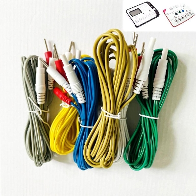 Picture of 6Pcs/Lot Therapy Cable Parts for Hwato SDZ-II / DMZ-I Electrical Nerve Muscle Stimulator Clamp Connector or Pin