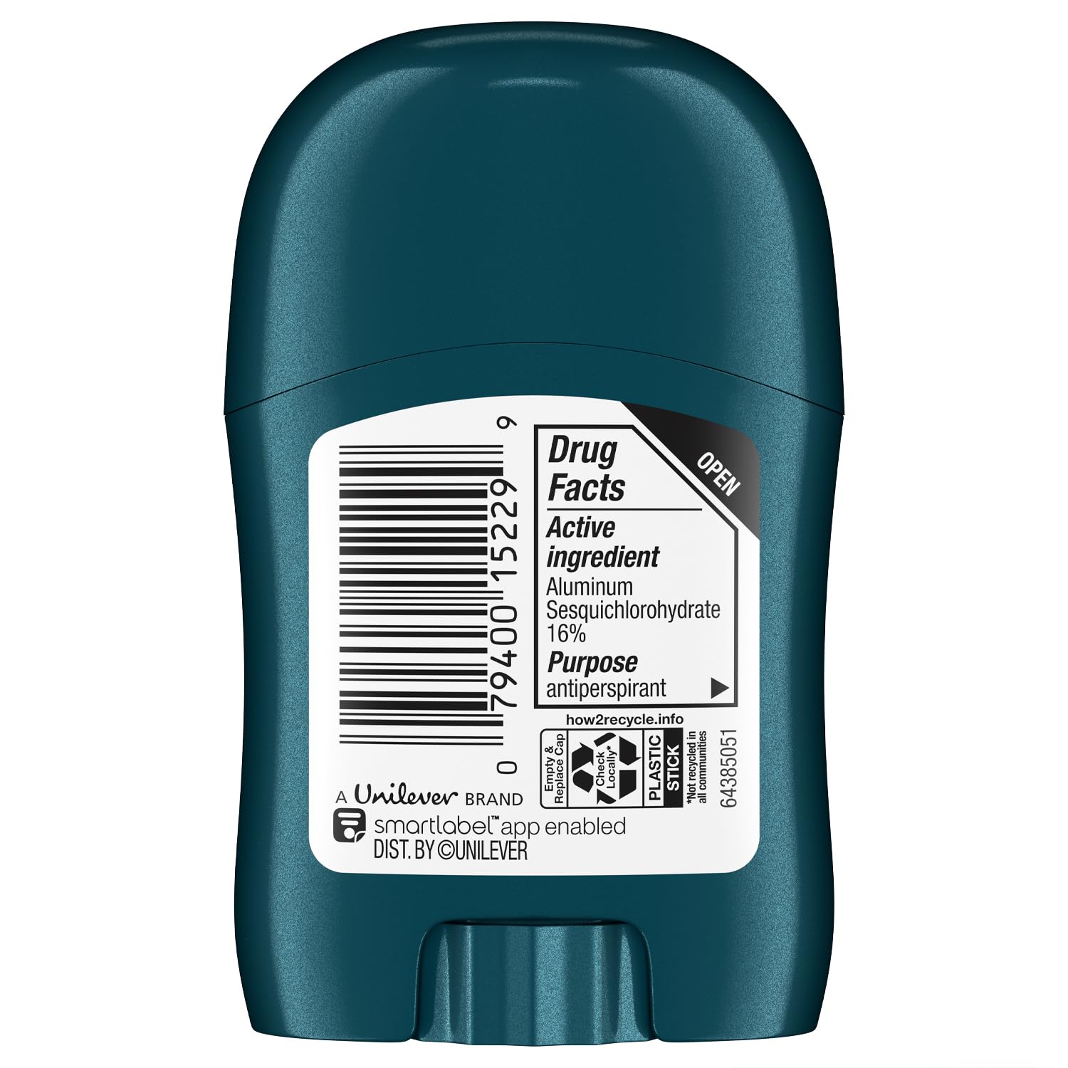 Picture of Degree Men’s Travel Deodorant Cool Rush – 72H Body Heat Activated Mini Antiperspirant, 0.5 Oz Ea