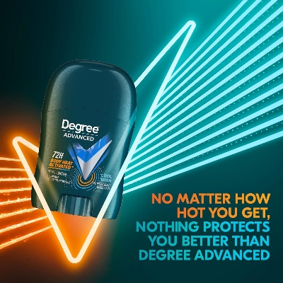 Picture of Degree Men’s Travel Deodorant Cool Rush – 72H Body Heat Activated Mini Antiperspirant, 0.5 Oz Ea