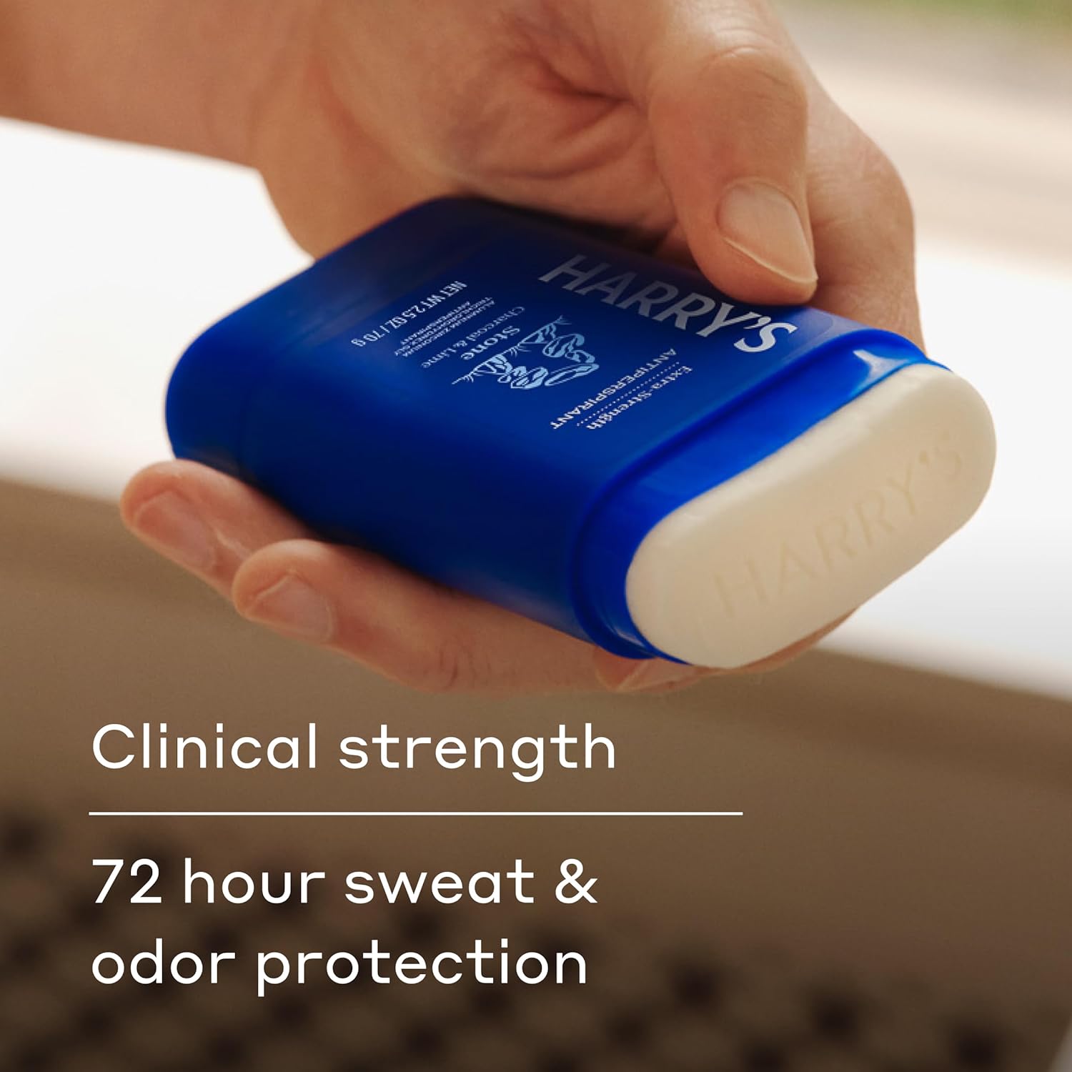 Picture of Harry's Extra-Strength Antiperspirant Deodorant, Sweat & Odor Control Antiperspirant for Men, Stone, 2.5 oz( made in canada)