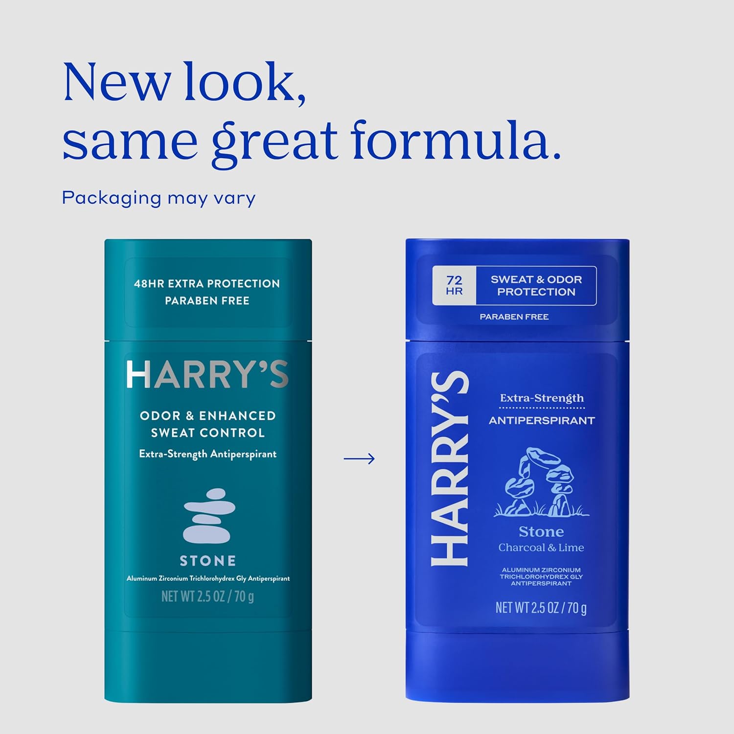 Picture of Harry's Extra-Strength Antiperspirant Deodorant, Sweat & Odor Control Antiperspirant for Men, Stone, 2.5 oz( made in canada)