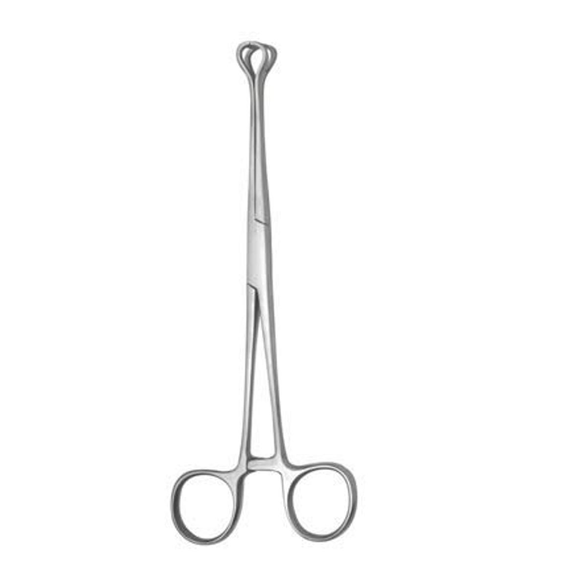 Picture of Stainless Steel Tissue/Organ/Gland Holding Forceps- Babcock Tissue Forcep- 16 cm