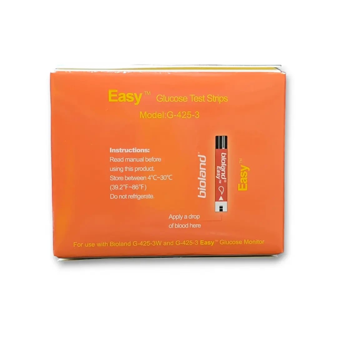 Picture of Bioland Easy G-423ES Blood Glucose Test Strips – 50 Strips