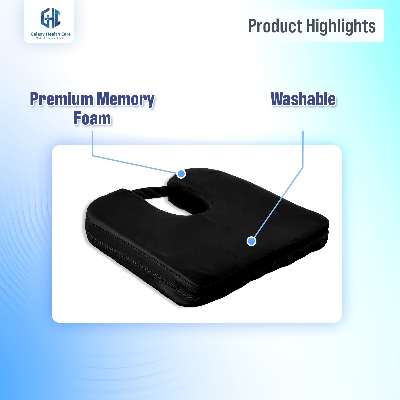 Picture of U-shape Seat Cushion New Travel Seat Cushion Coccyx Orthopedic Foam U Seat Massage Chair Cushion Pad