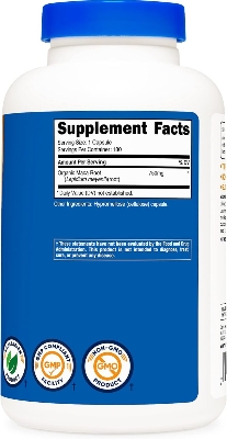 Picture of Nutricost Maca Root (Lepidium meyenii) 750mg, 180 Capsules, 180 Servings